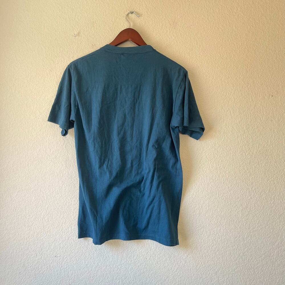 Vintage 80s Pennsylvania t‎ shirt blue with retro colorway size large - Picture 3 of 5